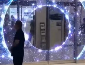 透明屏展示工程案例