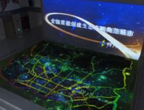 投影互動聲光電立體展示沙盤